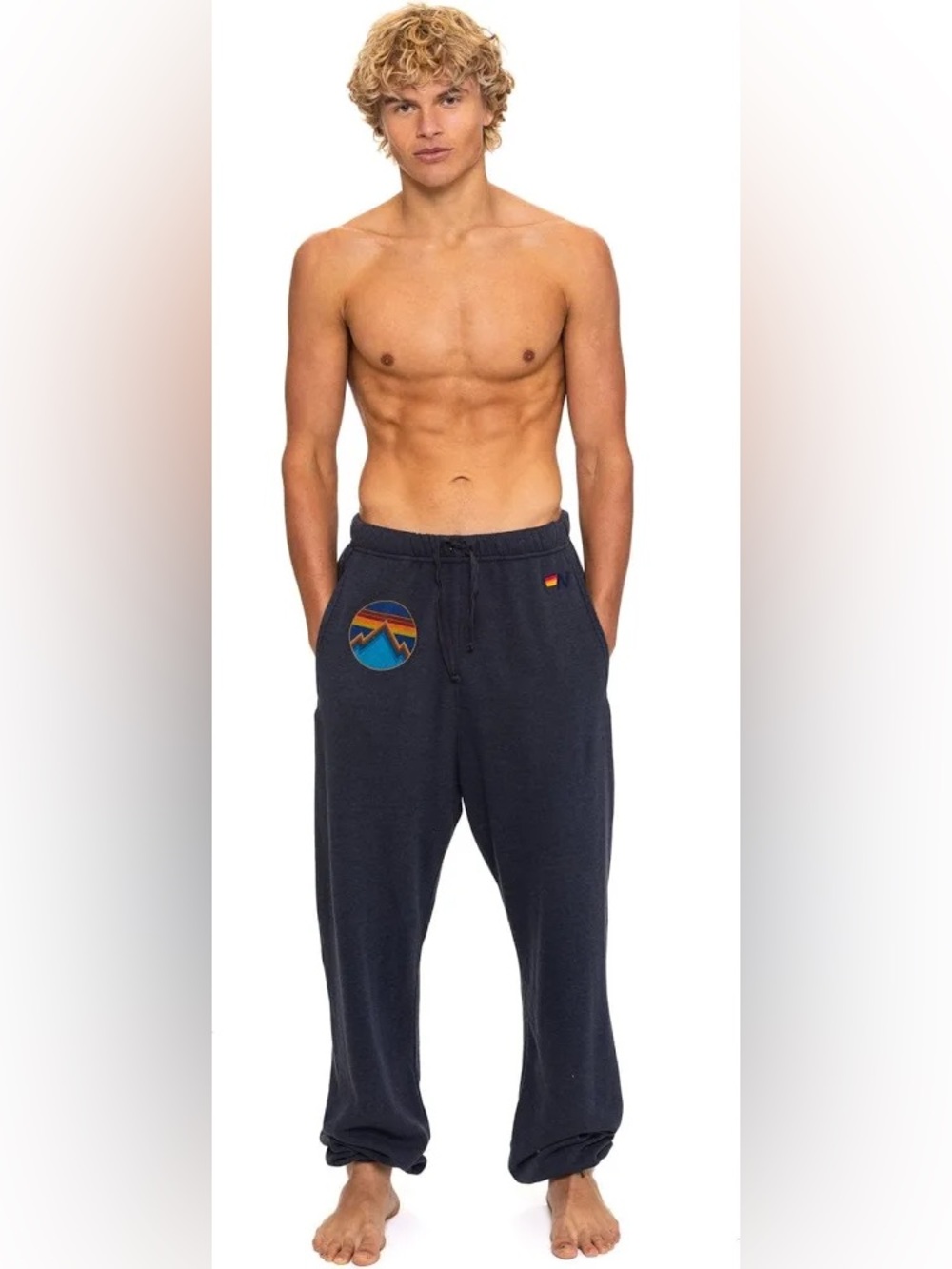 ALL SEASONS CIRCLE SWEATPANTS - CHARCOAL